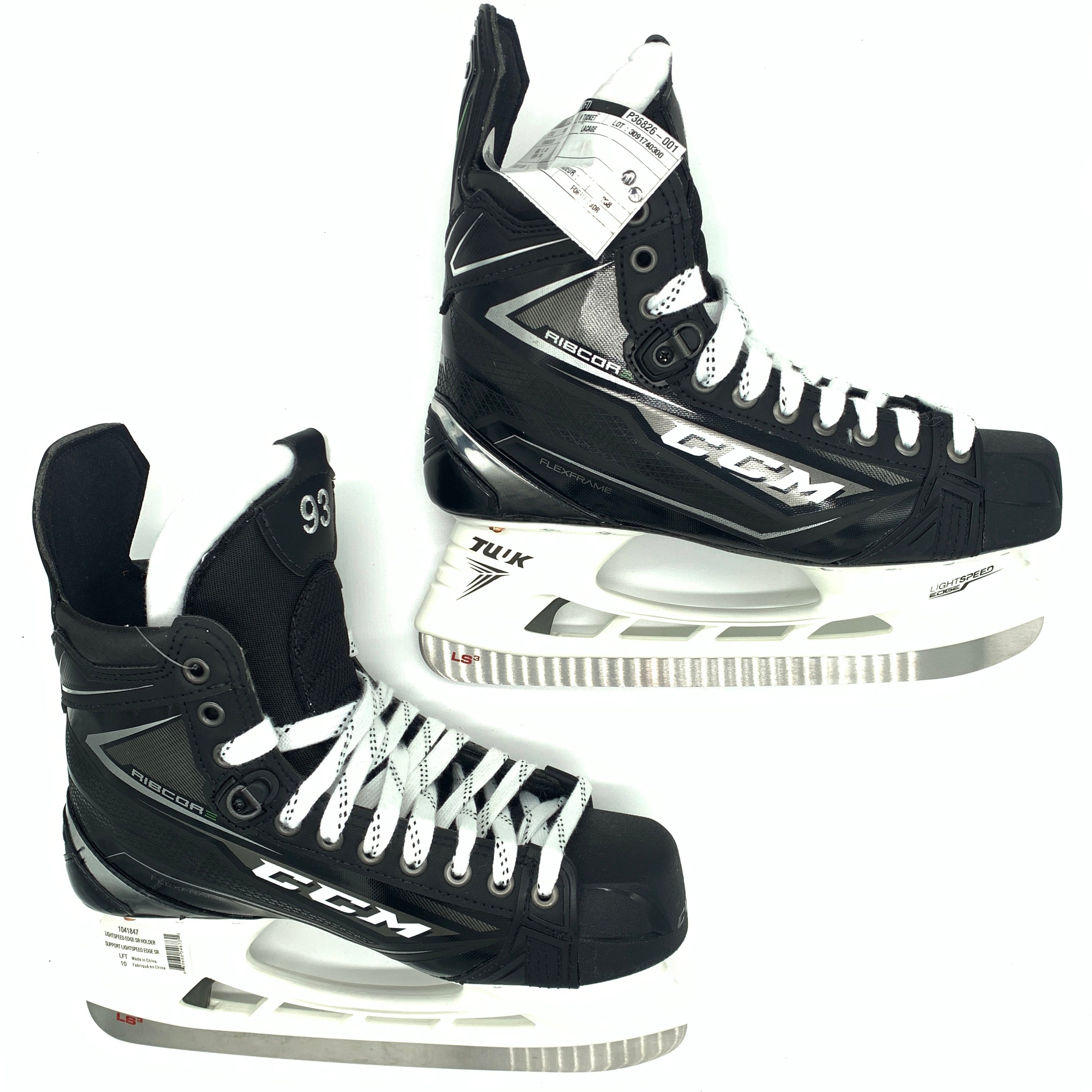 Patins de hockey CCM Ribcor 70K Pro Stock - Taille 10C/10.25D - Jakub Voracek